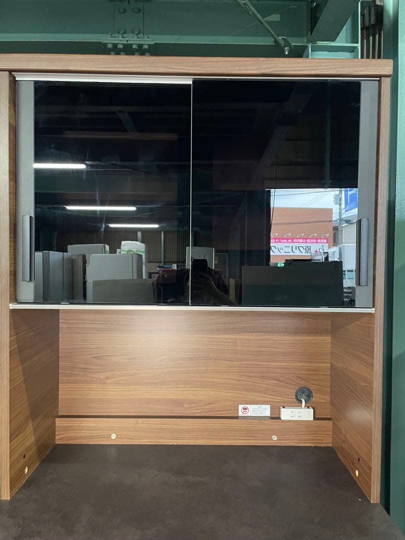 2021年製 パモウナ 食器棚 レンジ台 90cm