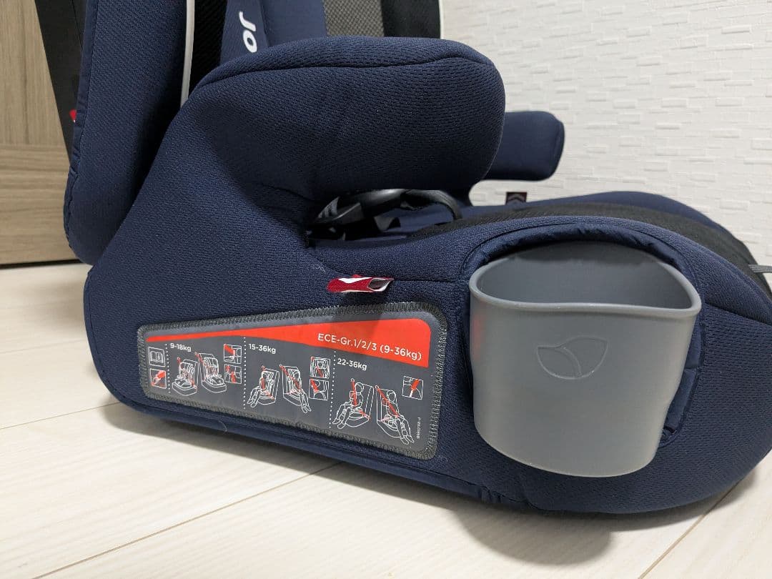 【美品】Joie　チャイルドシート エレベート フルカバー ネイビー メッシュ