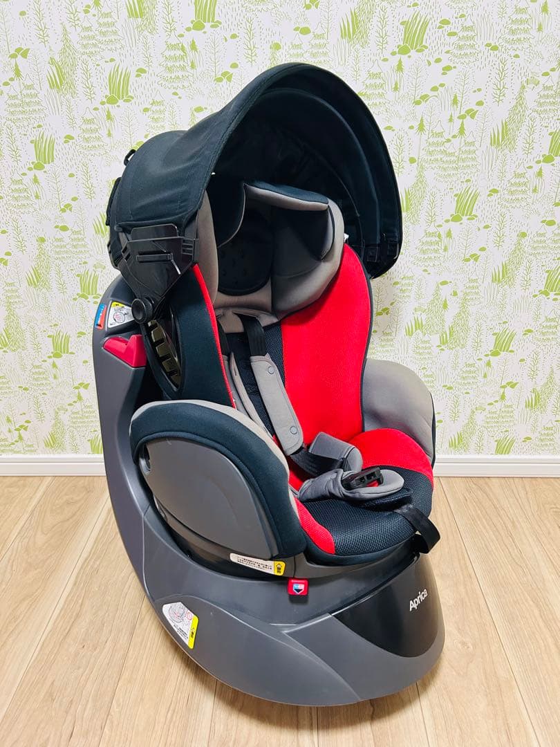 【美品】Aprica チャイルドシート ディアターンプラスプレミアム 新生児