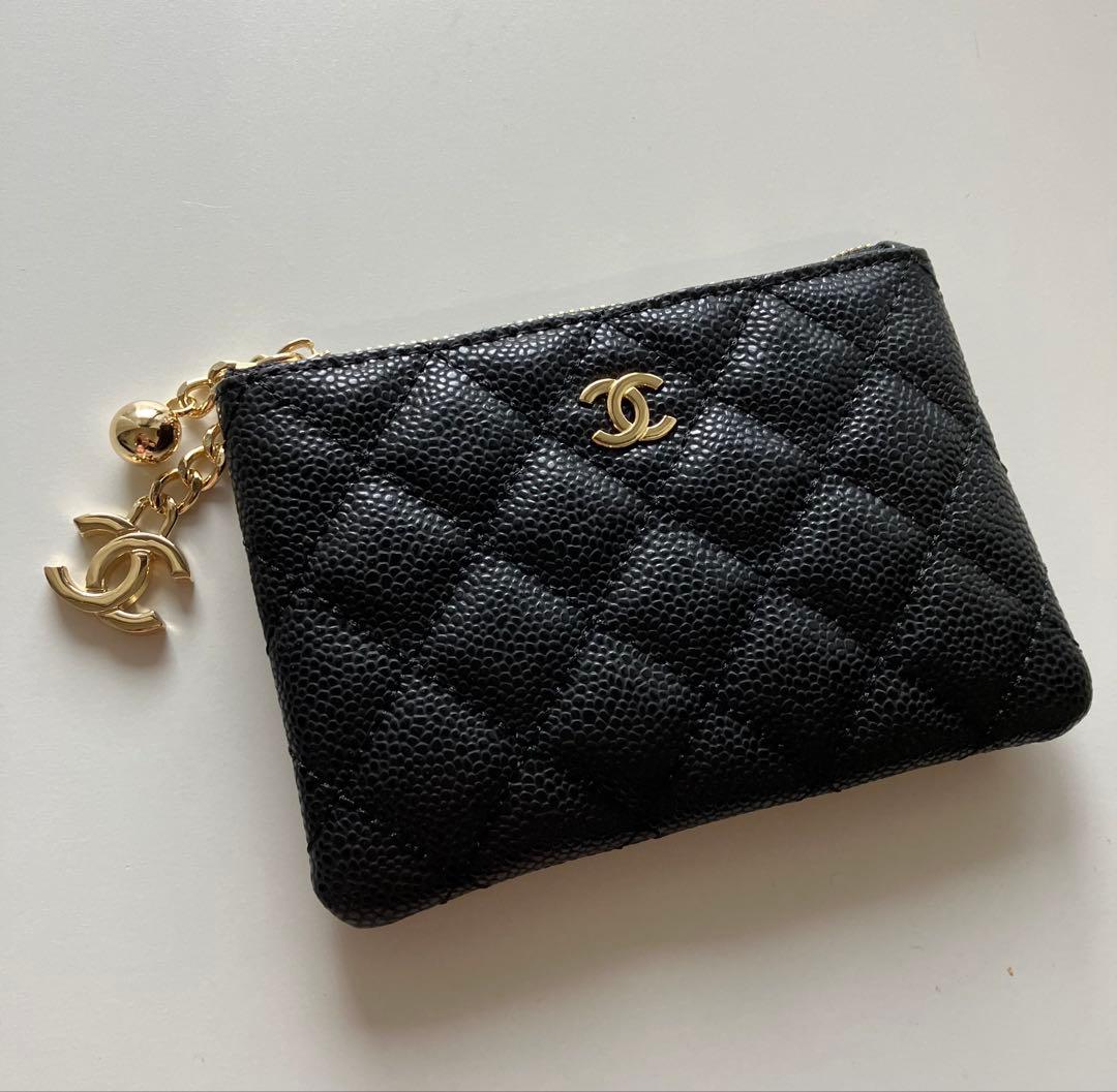 ノベルティ　ブラックレザー ケース　キーケース