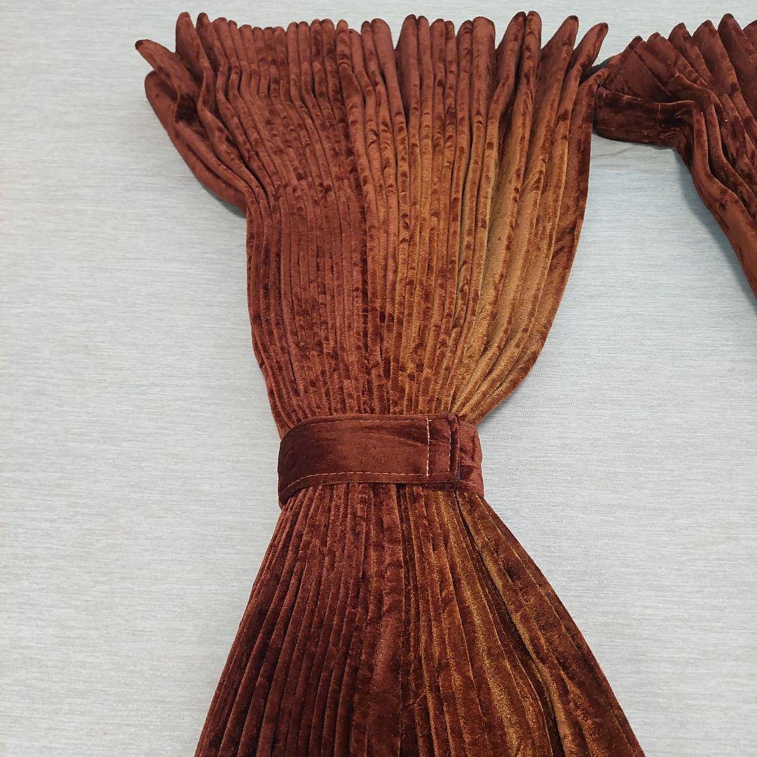 雅チンチラ　ブラウン 　仮眠カーテン