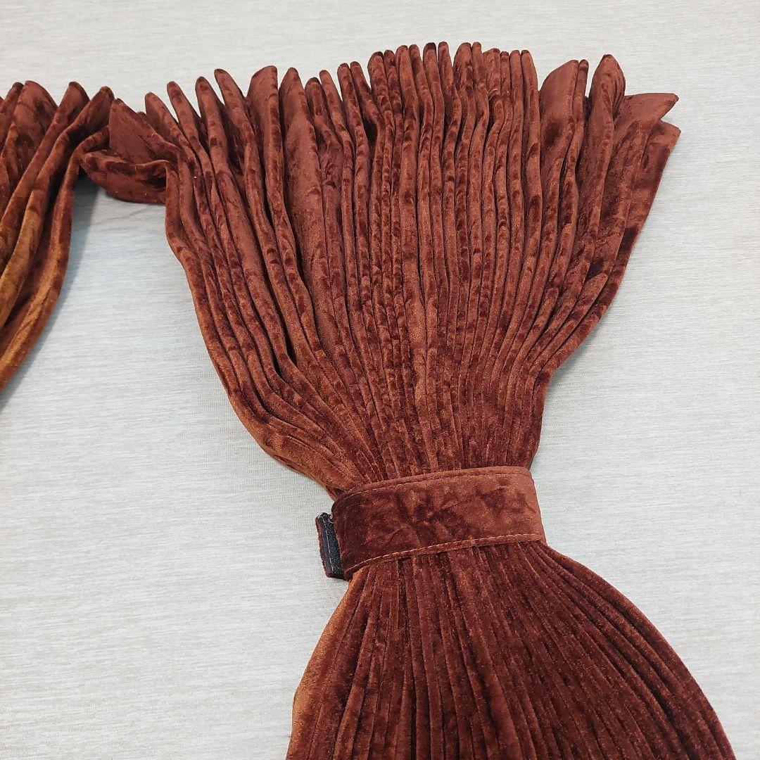 雅チンチラ　ブラウン 　仮眠カーテン