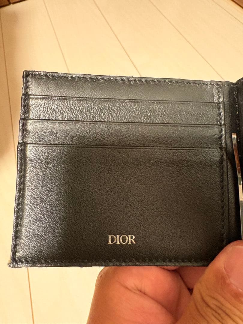 Dior 二つ折り　マネークリップ　美品