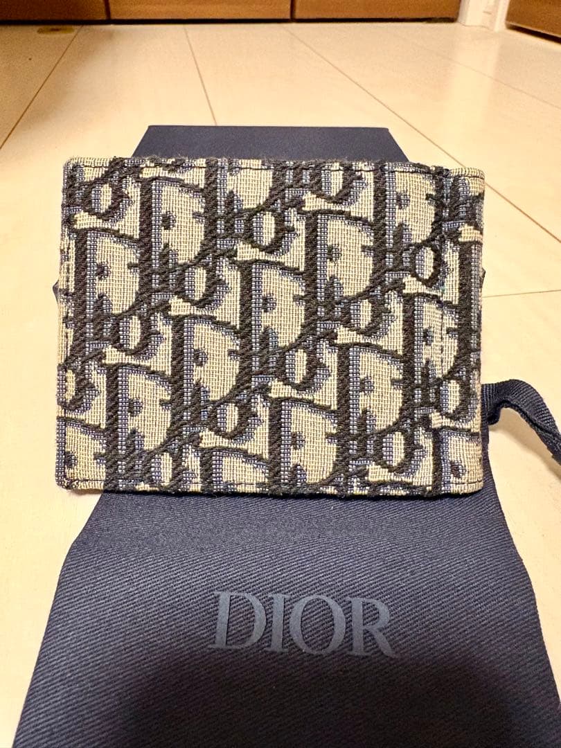 Dior 二つ折り　マネークリップ　美品