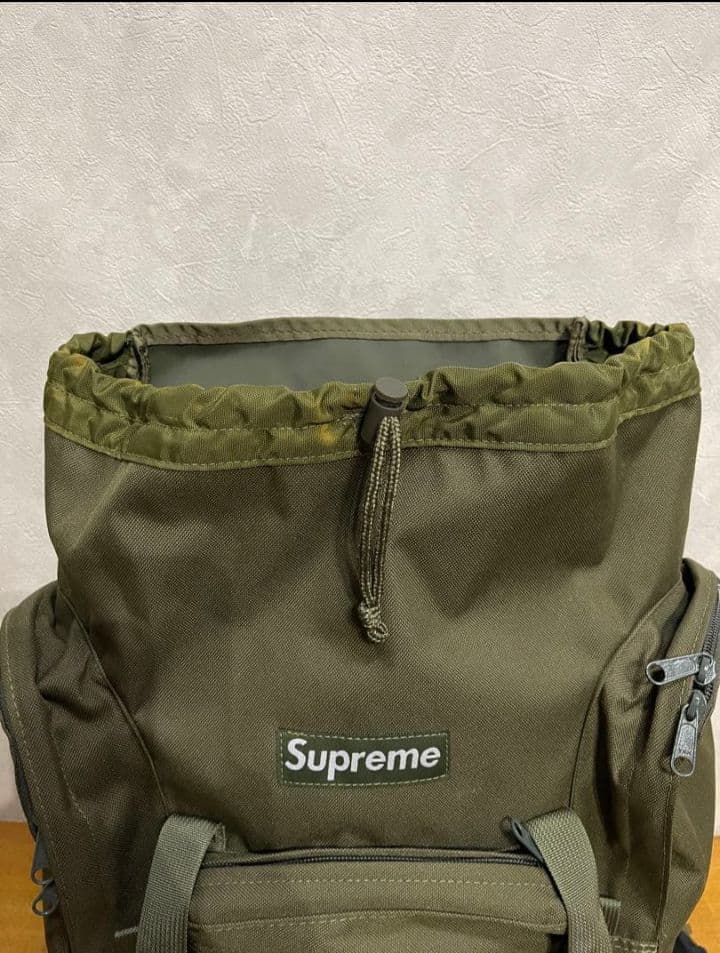 SUPREME 03SS ボックスロゴ バックパック カーキ