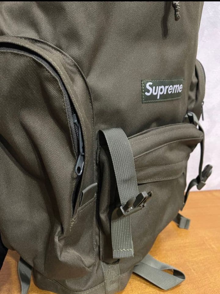 SUPREME 03SS ボックスロゴ バックパック カーキ