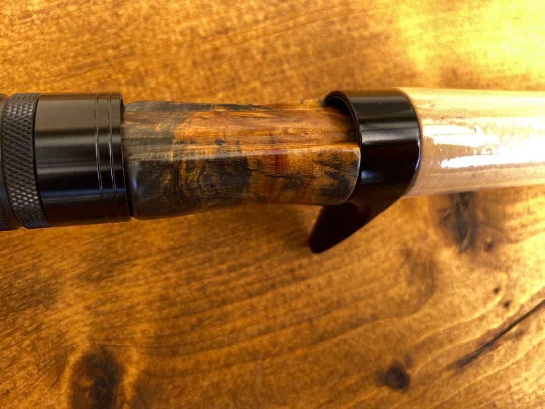 トラウトロッド　パックロッド　ベイトロッド　渓流釣り　天然木グリップ　源流