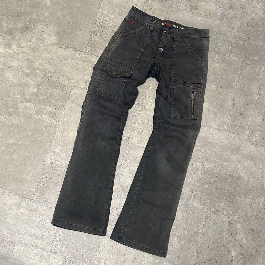 パンツ 00s archive cargopants flare Y2K gimmick