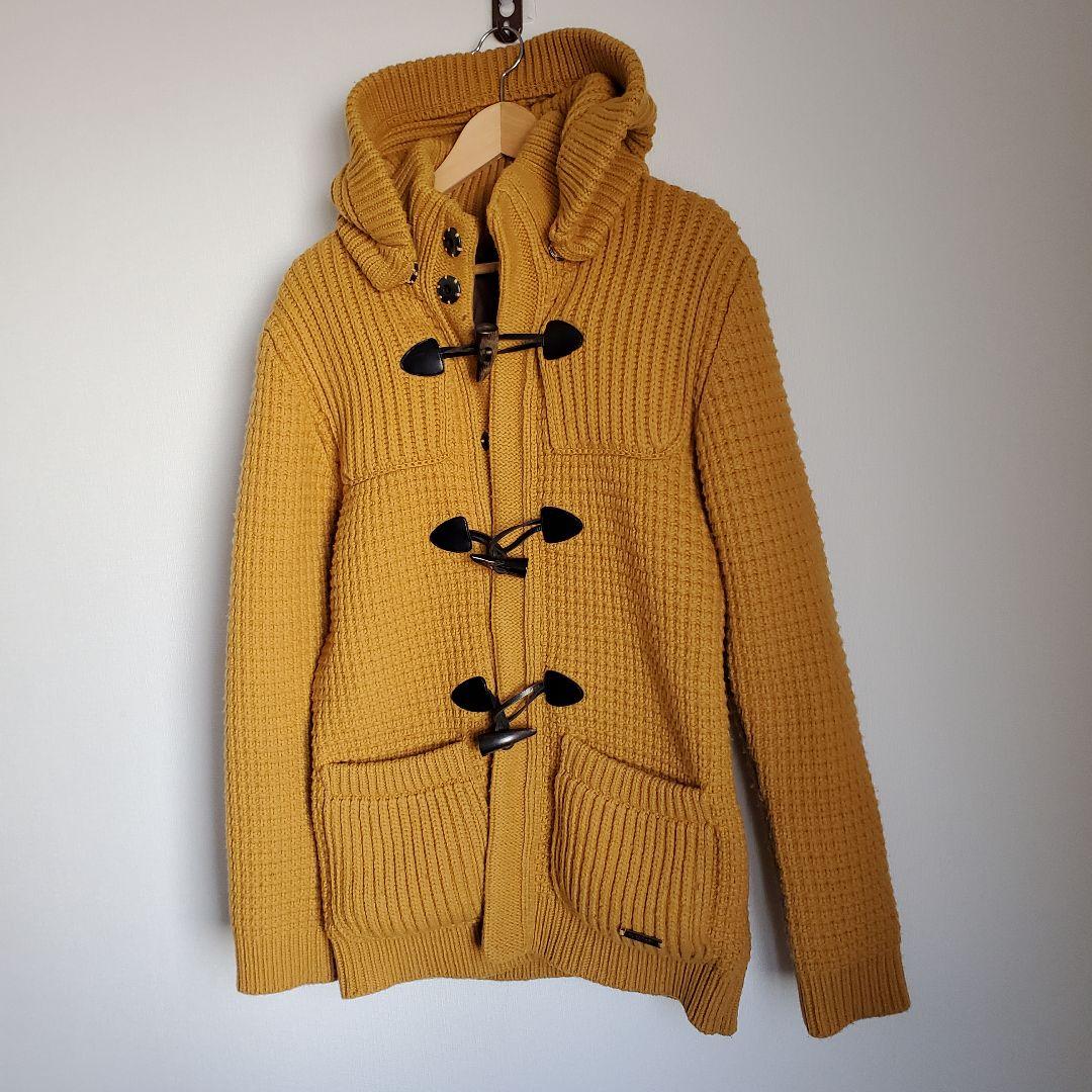 極美品 バーバリー ブラックレーベル　ニット　ダッフル ジャケット コート