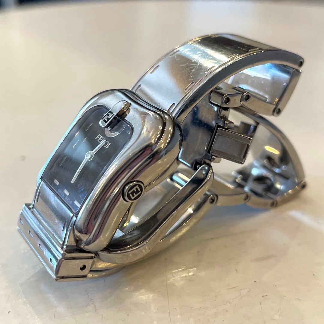 FENDI 稼働品 時計 3800L バックルモチーフ