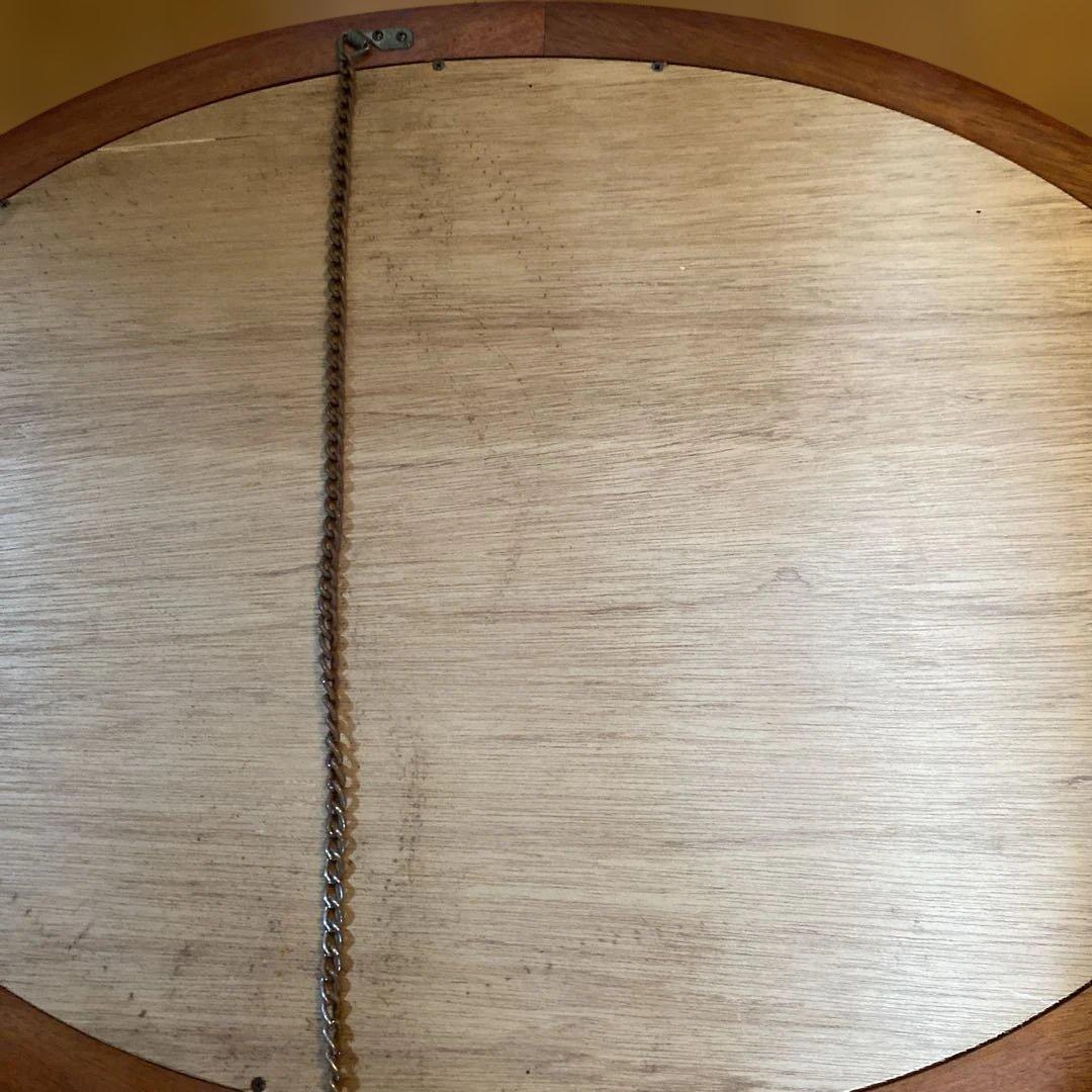 マルニ木工 オーバル ウォールミラー 壁掛け鏡 ヴィンテージ 高級家具