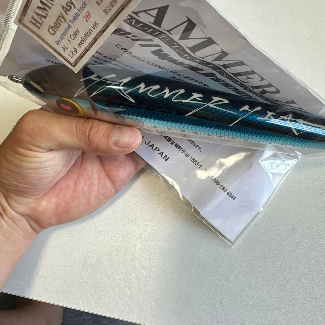 ルアー・フライ HAMMER HEAD Chery Asy 200