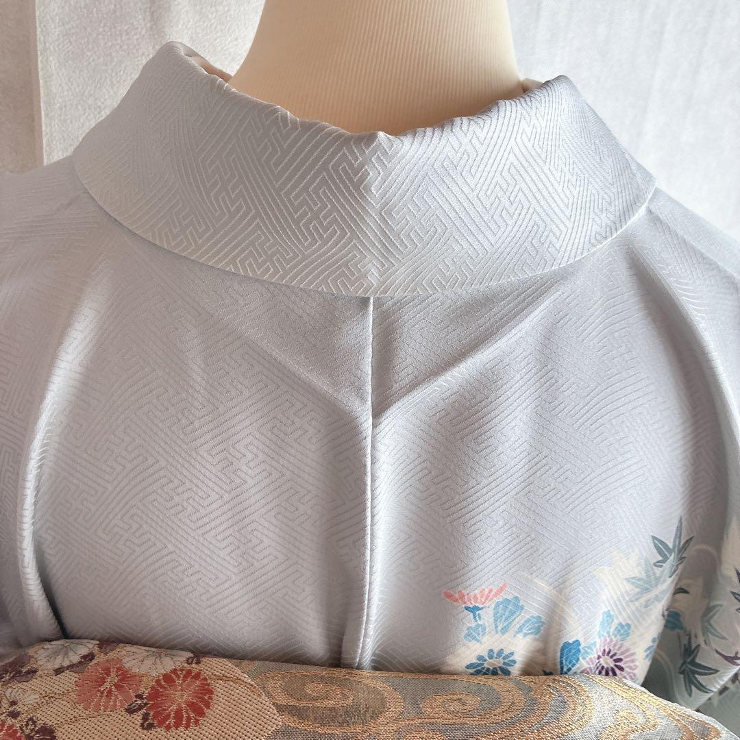 訪問着　フルセット　着物　トールサイズ　入学式　卒業式　正絹　おしどり　祝　J1