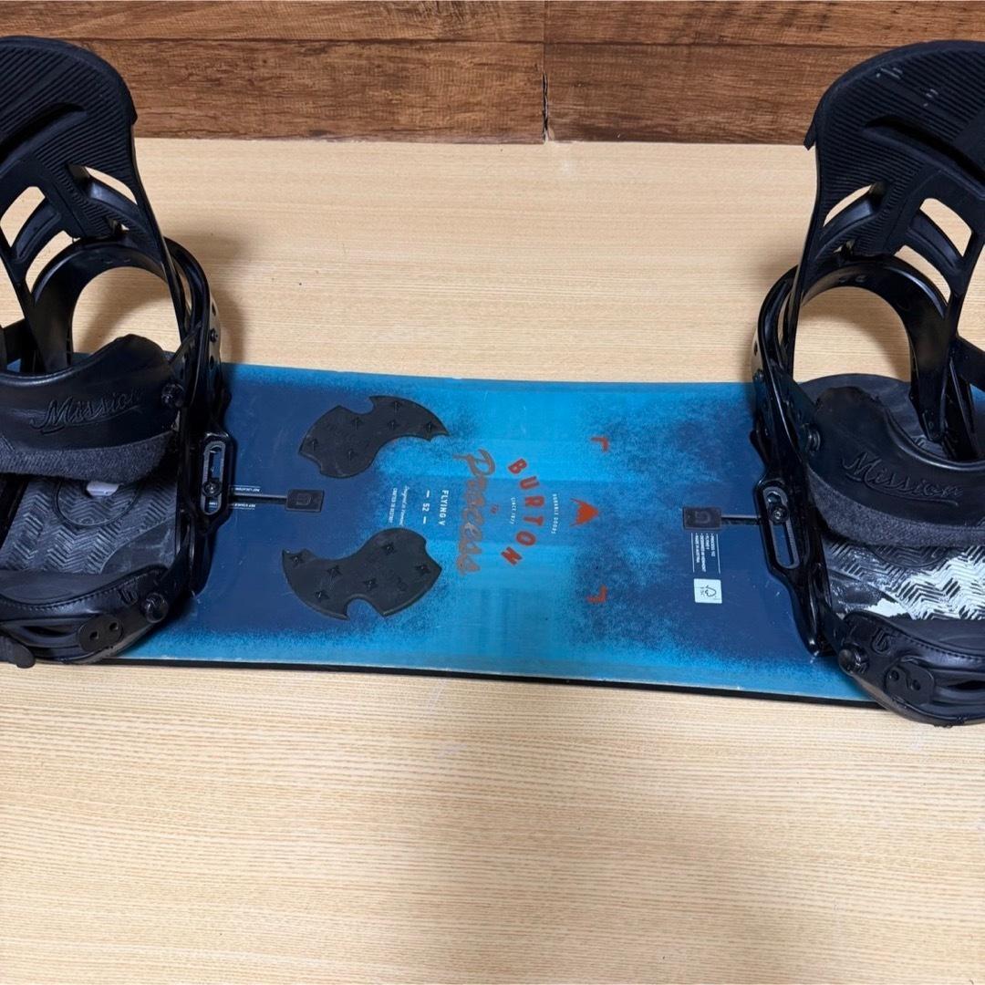 大人気　BURTON フライングV メンズスノーボード　3点セット　ケース付き