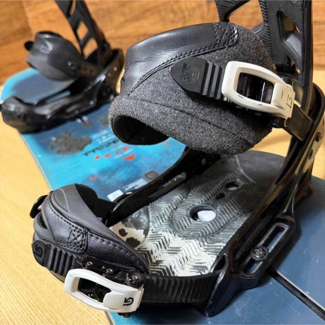 大人気　BURTON フライングV メンズスノーボード　3点セット　ケース付き