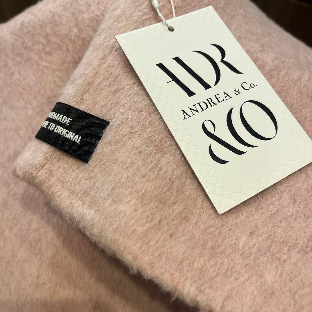 ANDREA&Co.　ペールウールコート　ピンク