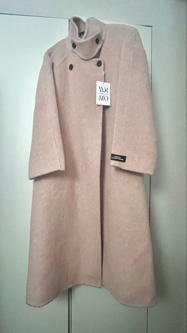 ANDREA&Co.　ペールウールコート　ピンク