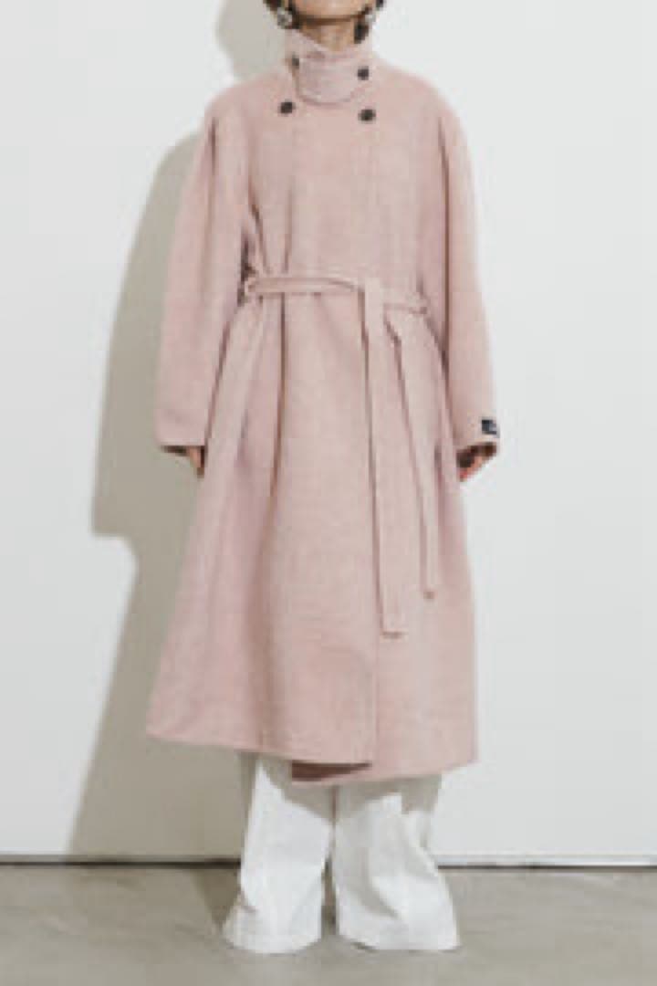 ANDREA&Co.　ペールウールコート　ピンク