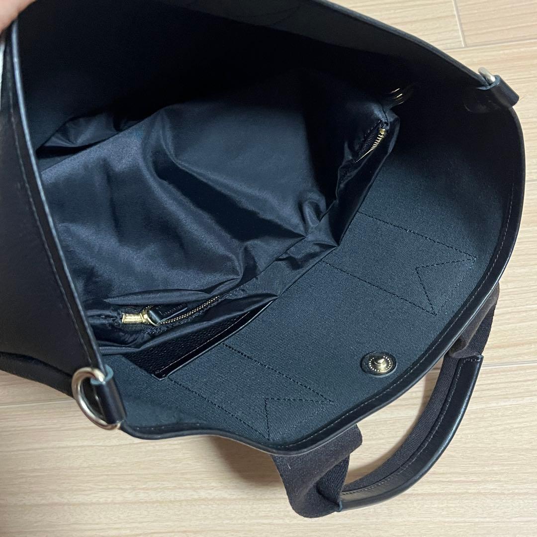 美品！SCOTCH GRAIN スコッチグレイン 縦型トート ブラック