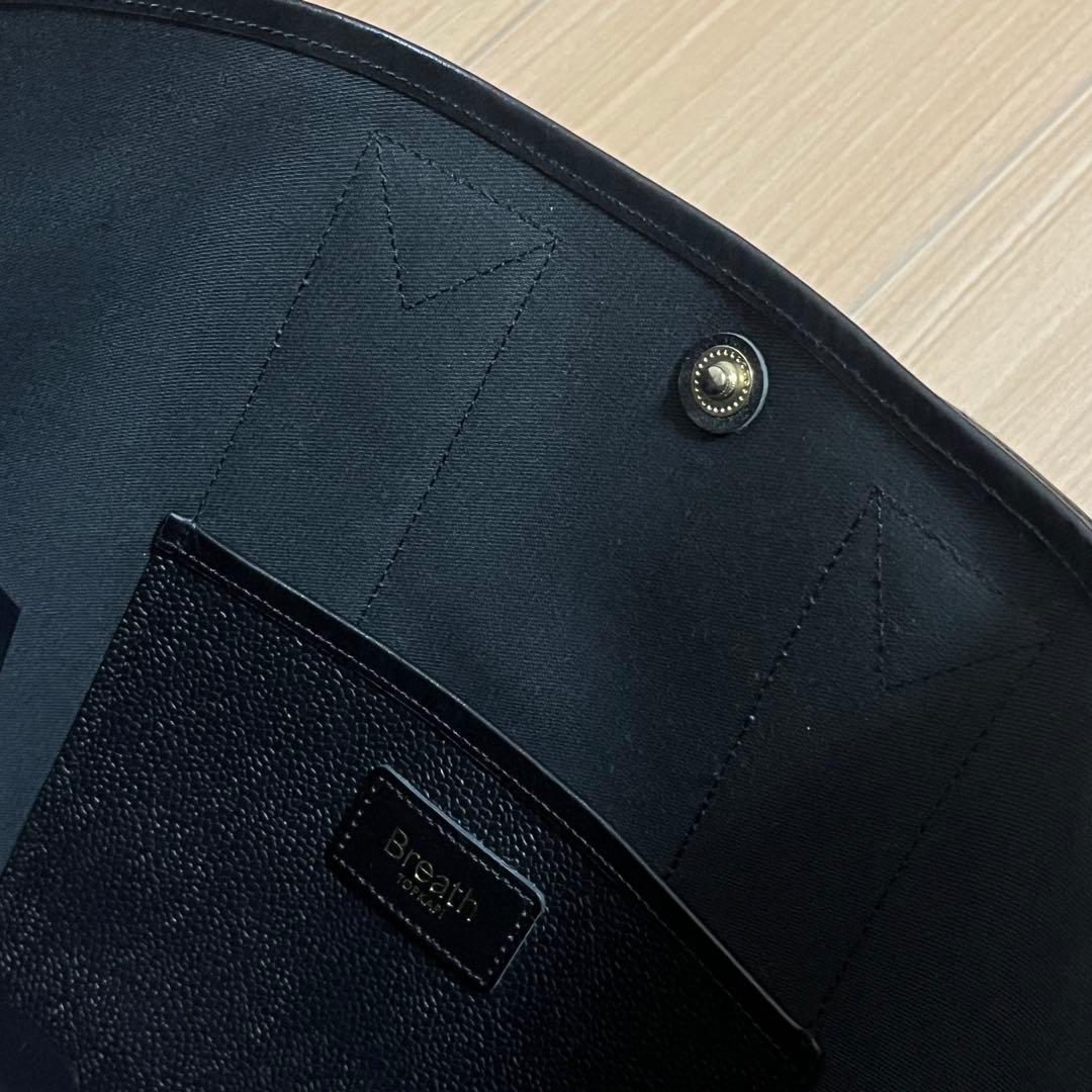 美品！SCOTCH GRAIN スコッチグレイン 縦型トート ブラック