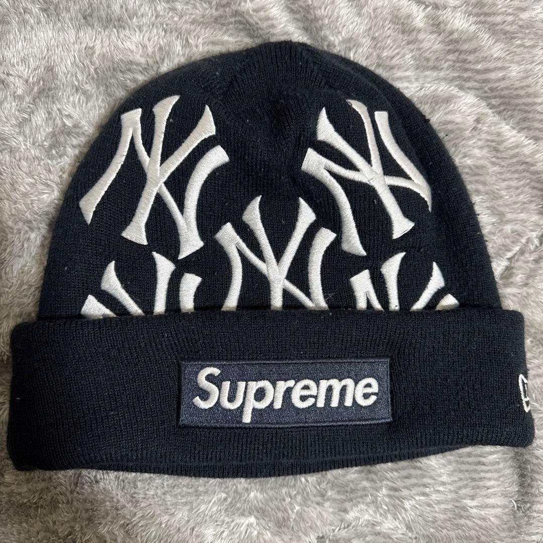 Supreme ニット帽 ニューヨーク・ヤンキース