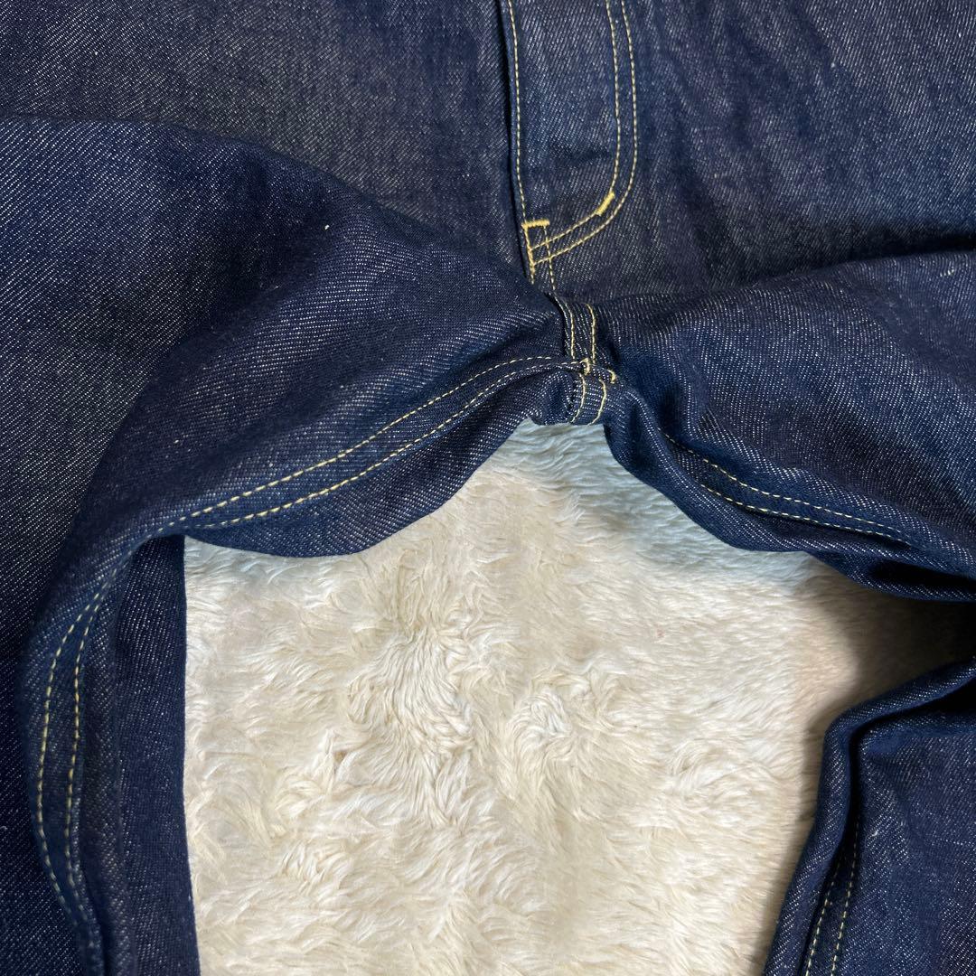 ヴェリテクール定価35200円コットンリネンオーバーオール　インディゴST041