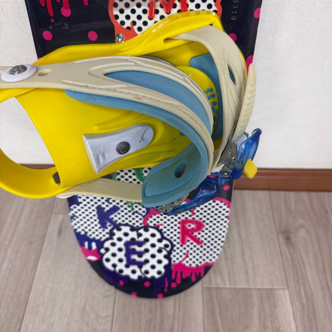 訳ありIGNIO キッズ スノーボードセット 100cm サロモンブーツ20cm