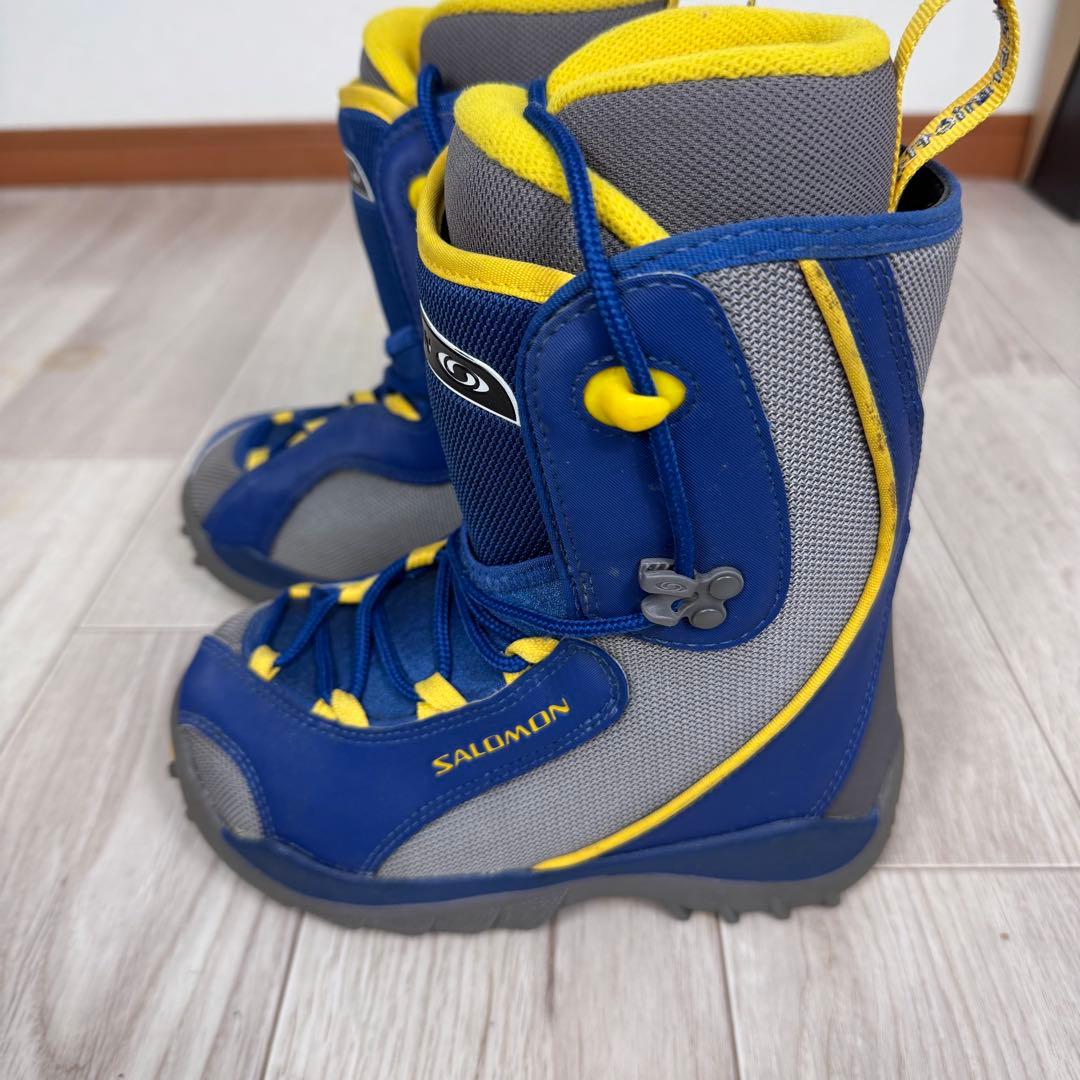訳ありIGNIO キッズ スノーボードセット 100cm サロモンブーツ20cm