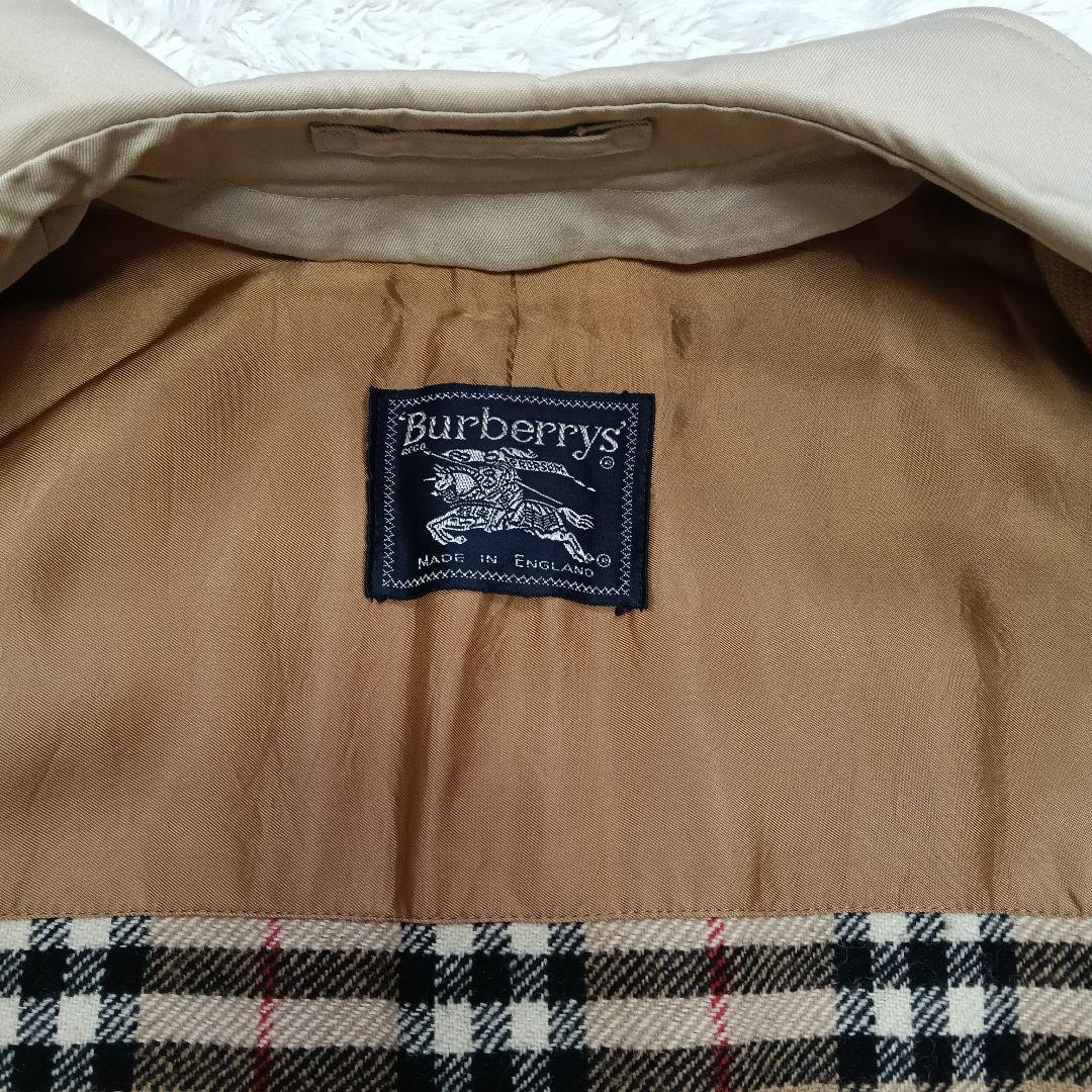 mame英国製 バーバリー ステンカラーコート レディース ウールライナー