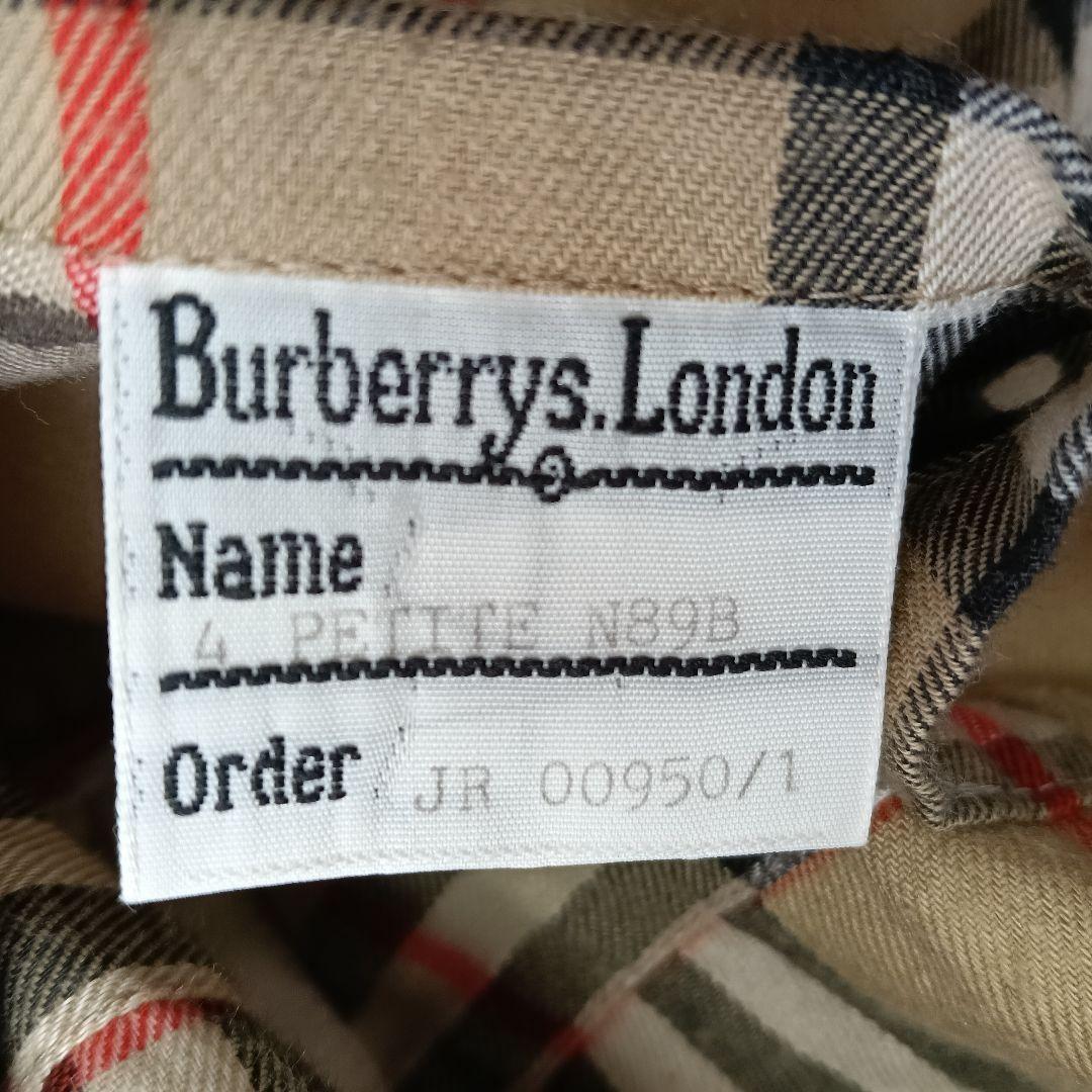 mame英国製 バーバリー ステンカラーコート レディース ウールライナー