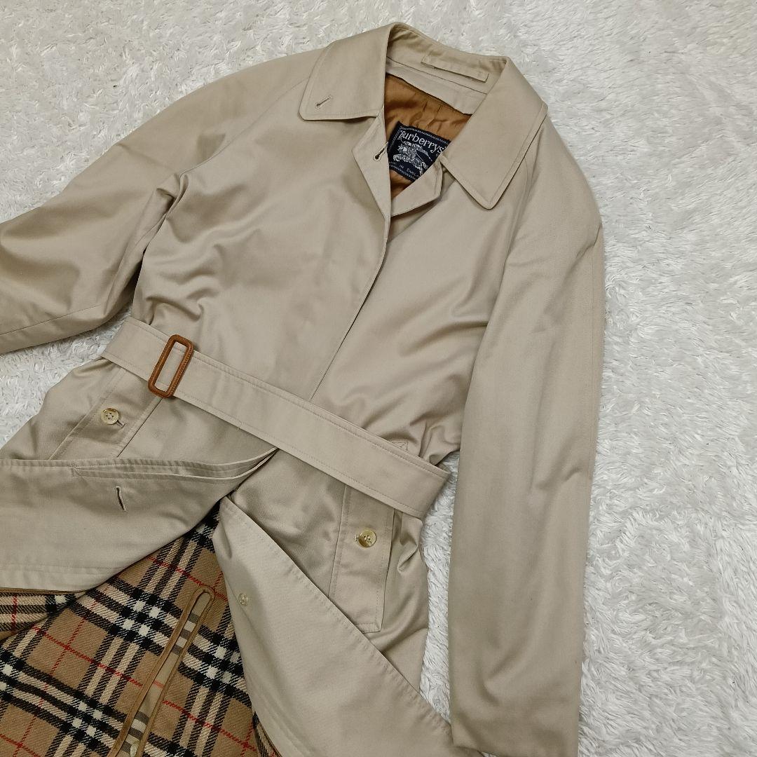 mame英国製 バーバリー ステンカラーコート レディース ウールライナー