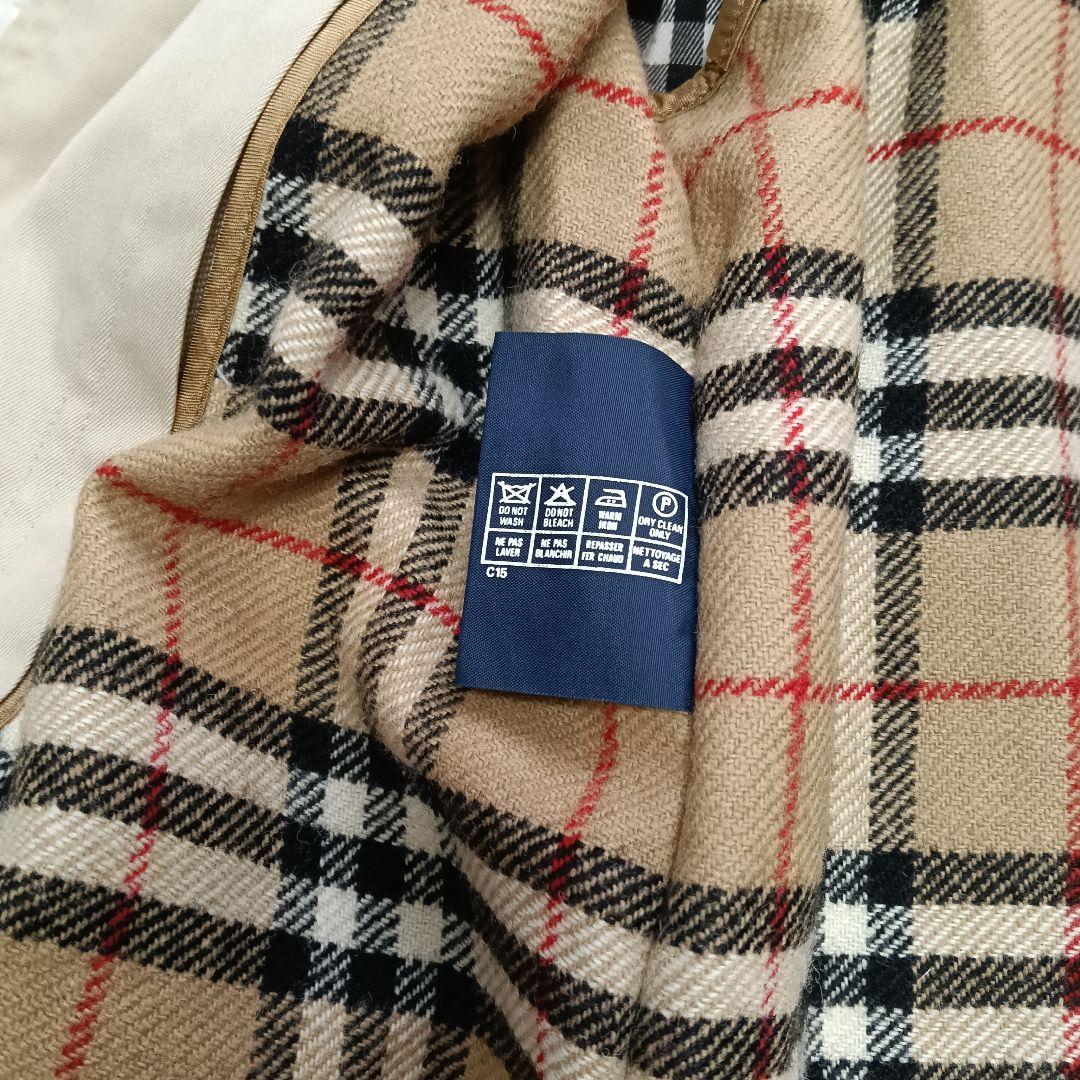 mame英国製 バーバリー ステンカラーコート レディース ウールライナー