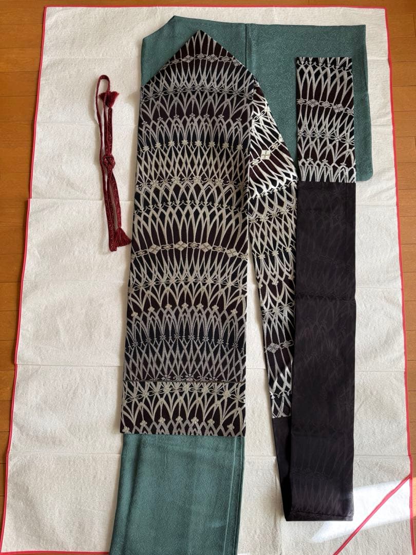 西陣まいづる？　ティアラ　名古屋帯　帯締めセット