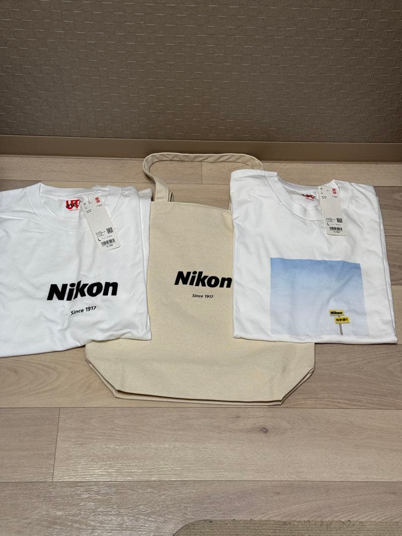 【3点セット】ニコン ユニクロ 大井町 限定コラボ商品 Tシャツ&トートバッグ