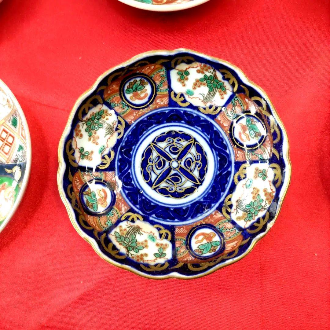 t*t様 有田焼　伊万里焼　古伊万里　金彩　色絵　豆皿　小皿　4寸皿6客アソート
