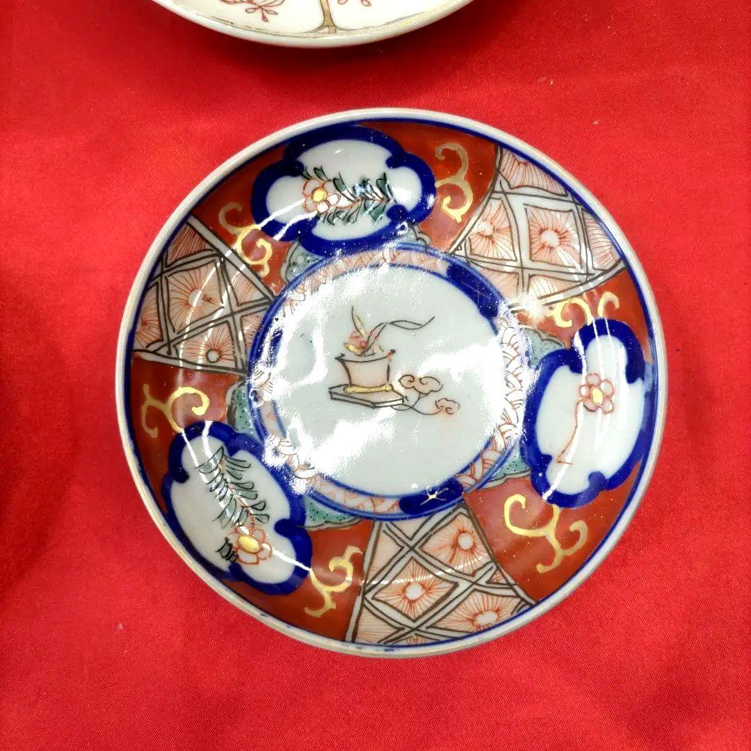 t*t様 有田焼　伊万里焼　古伊万里　金彩　色絵　豆皿　小皿　4寸皿6客アソート