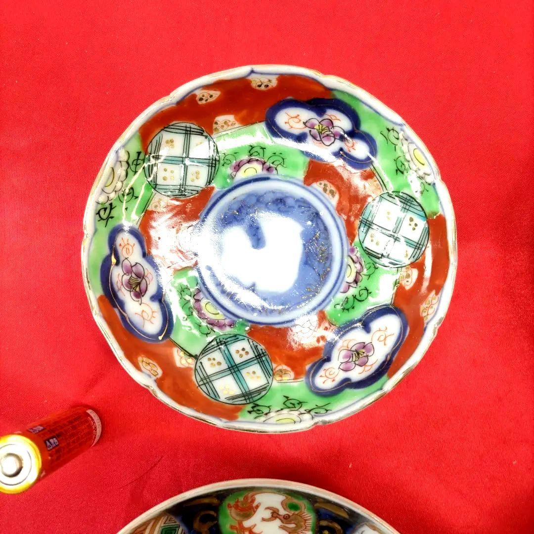 t*t様 有田焼　伊万里焼　古伊万里　金彩　色絵　豆皿　小皿　4寸皿6客アソート