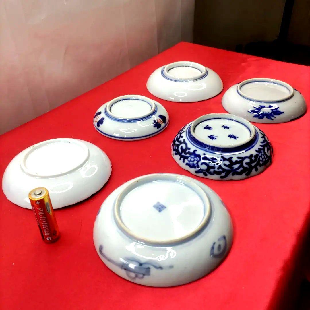 t*t様 有田焼　伊万里焼　古伊万里　金彩　色絵　豆皿　小皿　4寸皿6客アソート