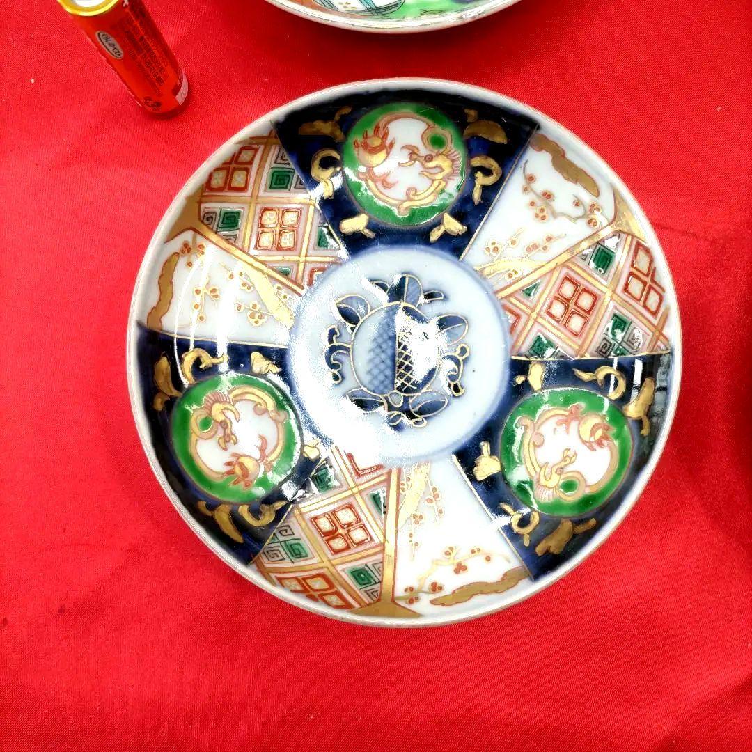 t*t様 有田焼　伊万里焼　古伊万里　金彩　色絵　豆皿　小皿　4寸皿6客アソート