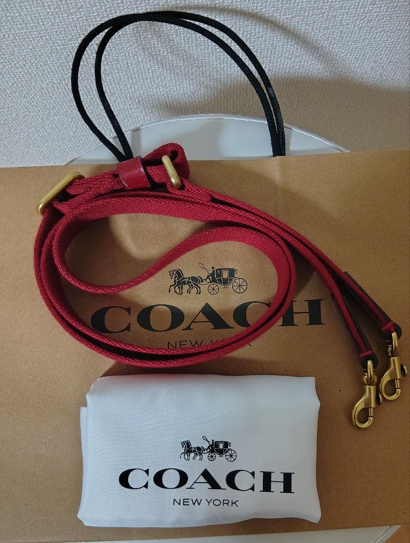 COACH コーチ チェリー柄 ミニカーゴトート20 ニューヨーク限定
