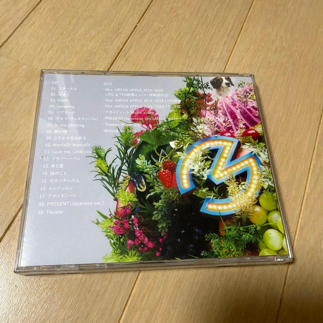 Mrs. GREEN APPLE 5 初回限定盤