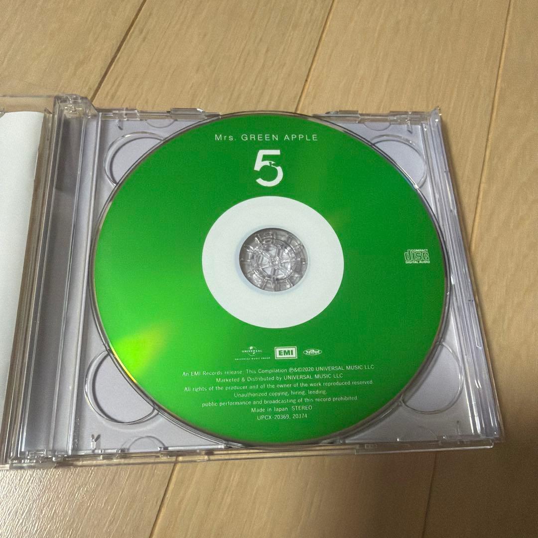 Mrs. GREEN APPLE 5 初回限定盤