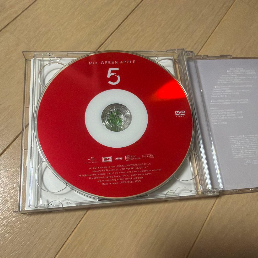Mrs. GREEN APPLE 5 初回限定盤