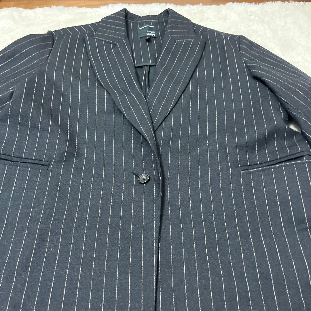 【美品】JNBY ピンストライプチェスターコート