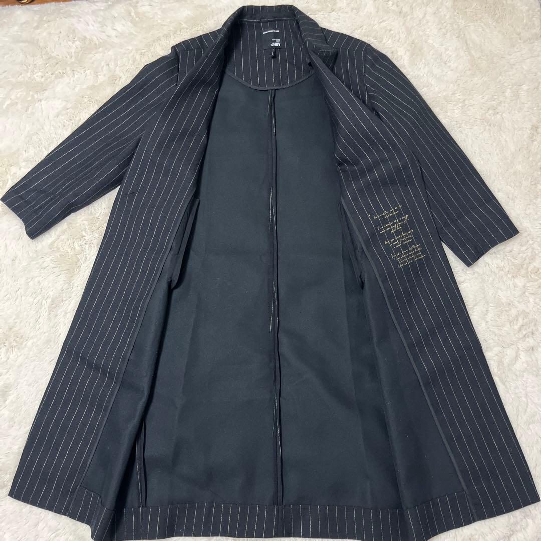 【美品】JNBY ピンストライプチェスターコート