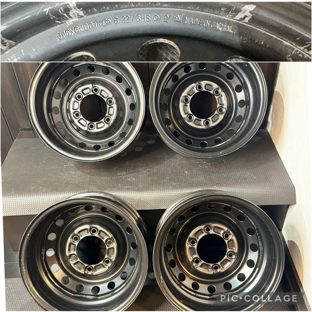 トヨタ純正　200系ハイエース　15インチスチールホイール 4本セット！