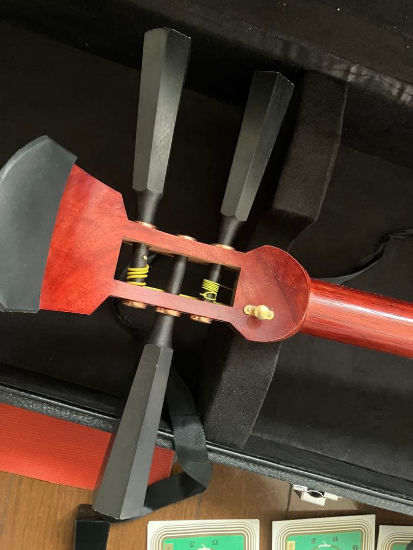 津軽三味線　左利き用　にちわ楽器製　合皮