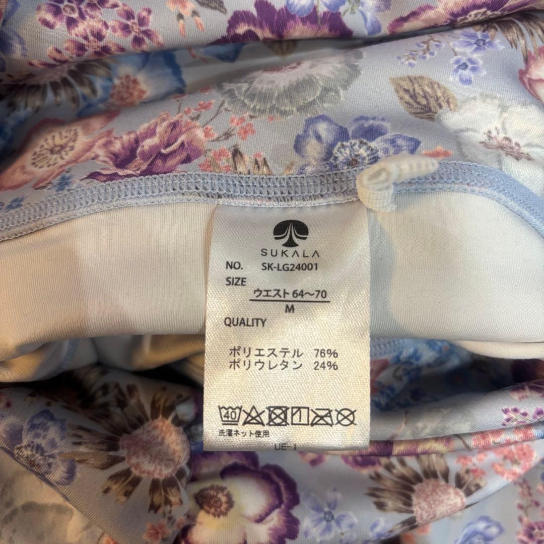 美品 SUKALA スカーラ エンブロイダリープリント ブラトップ&レギンス M