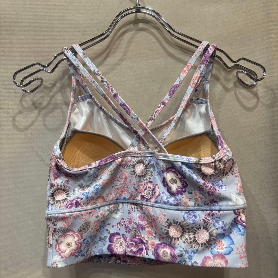 美品 SUKALA スカーラ エンブロイダリープリント ブラトップ&レギンス M