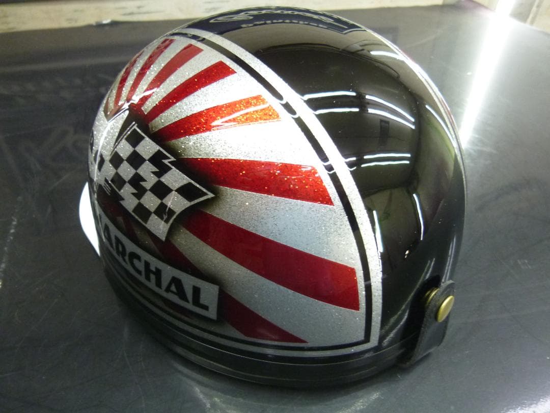 三つボタン‼送料込！カスタムコルク半　マーシャル日章　最安値169